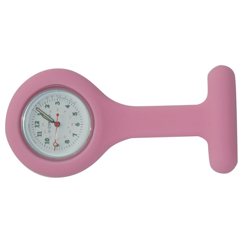 MONTRE INFIRMIERE SILICONE ROSE