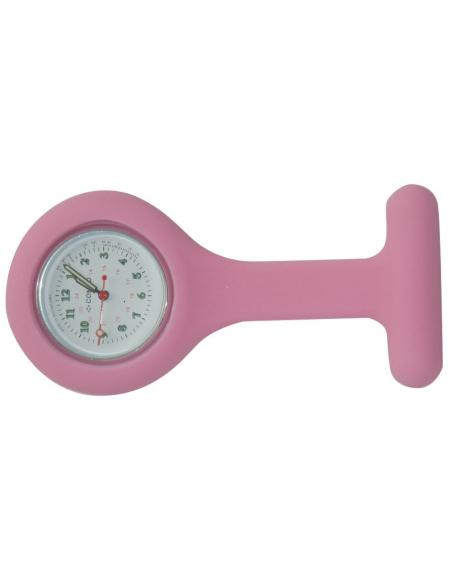 MONTRE INFIRMIERE SILICONE ROSE