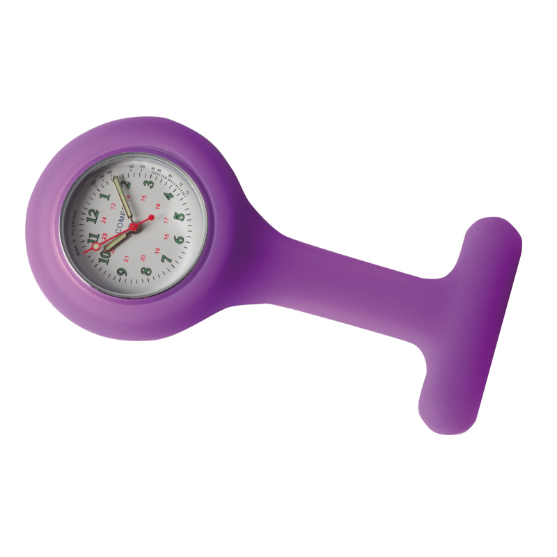 MONTRE INFIRMIERE SILICONE VIOLET