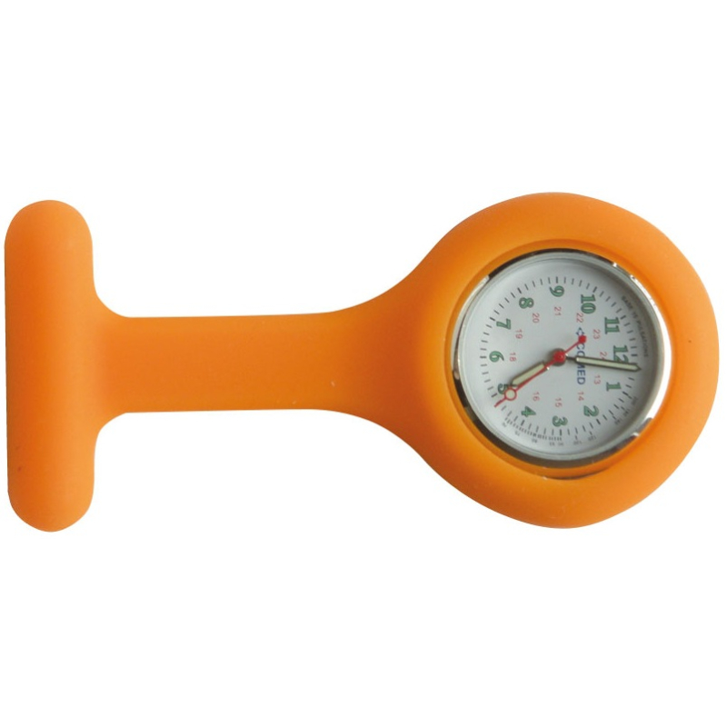 MONTRE INFIRMIERE SILICONE ORANGE
