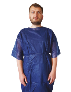 BLOUSE PATIENT BLEU OPAQUE TU