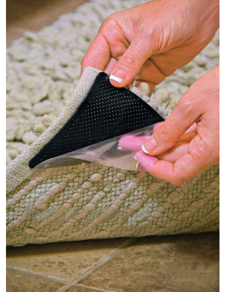 Coins de tapis antidérapant
