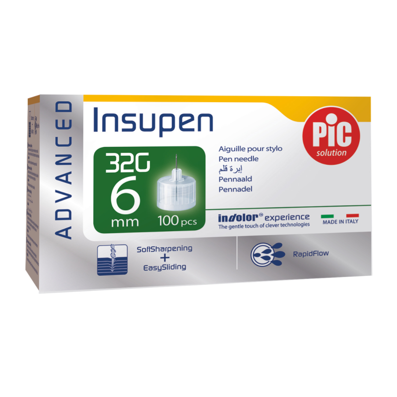 AIG STYLO PIC INSUPEN ADV 32G x 6MM 100P