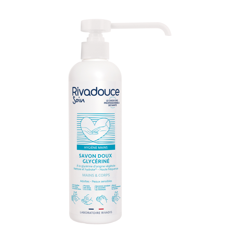 SAVON DOUX GLYCERINE RIVADOUCE 1L+POMPE
