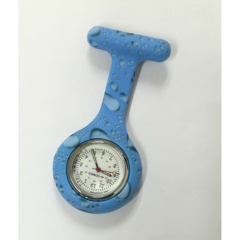 MONTRE INFIRMIERE SILICONE GOUTTE D'EAU