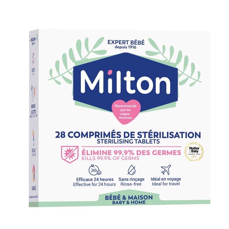 COMPRIME STERILISATION MILTON X28