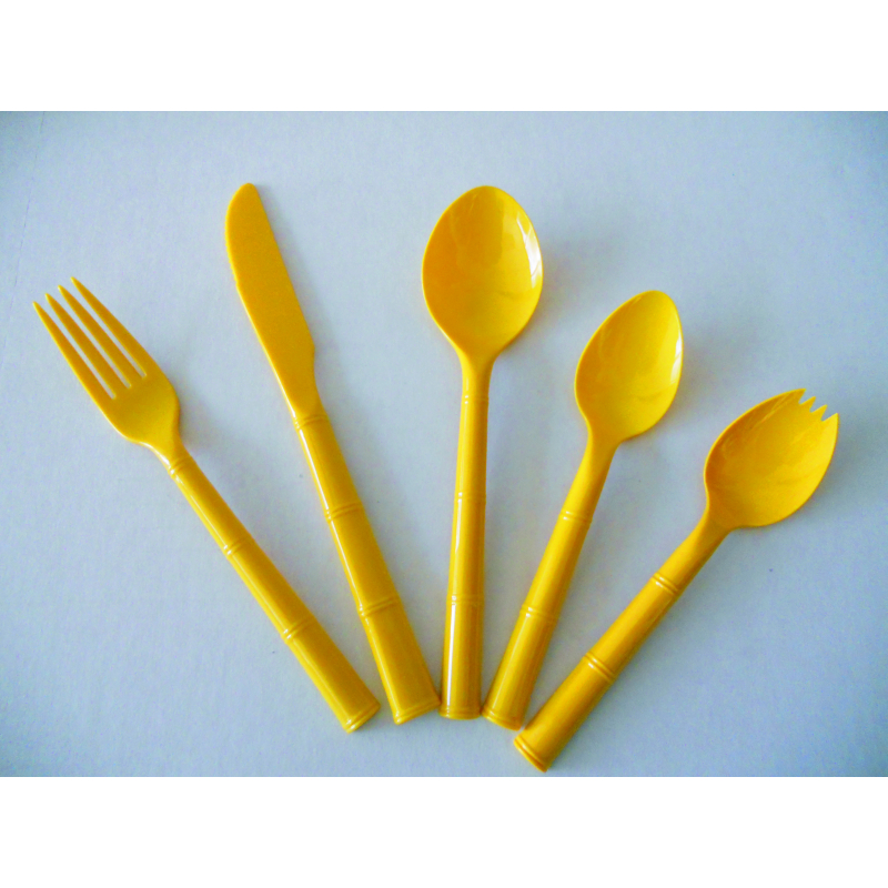 Lot de 12 cuillères à café plastiques