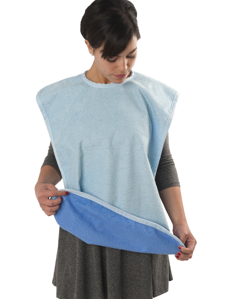 BAVOIR B DERMO 2 FACE JOLETI 50X70CM BLEU