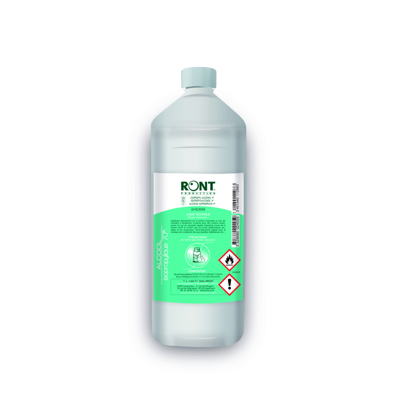Bidon 1L alcool isopropylique 70%