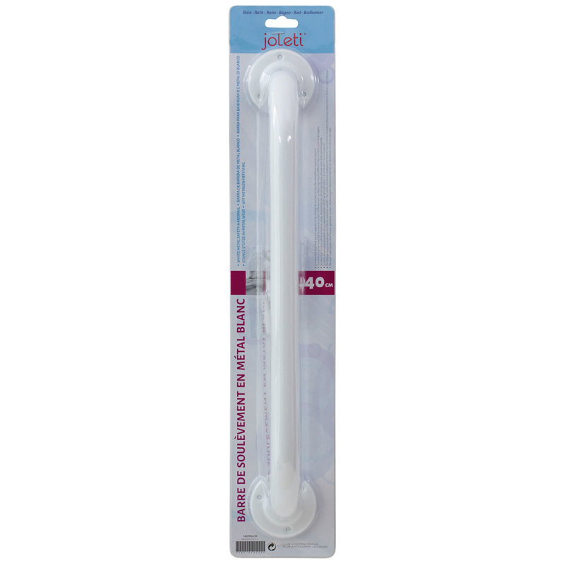 BARRE APPUI EPOXY 40CM BLANC JOLETI