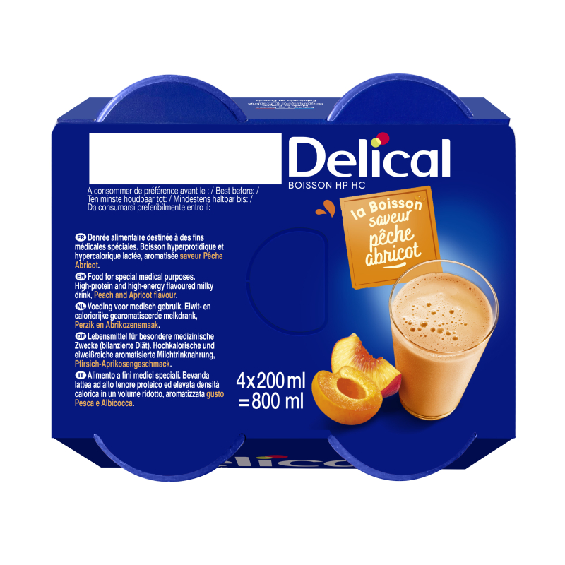 Boisson Lactée HPHC Saveur Pêche -...