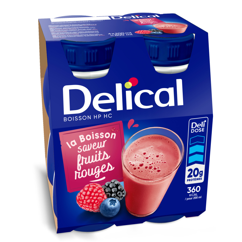Boisson Lactée HPHC Saveur Fruits rouges