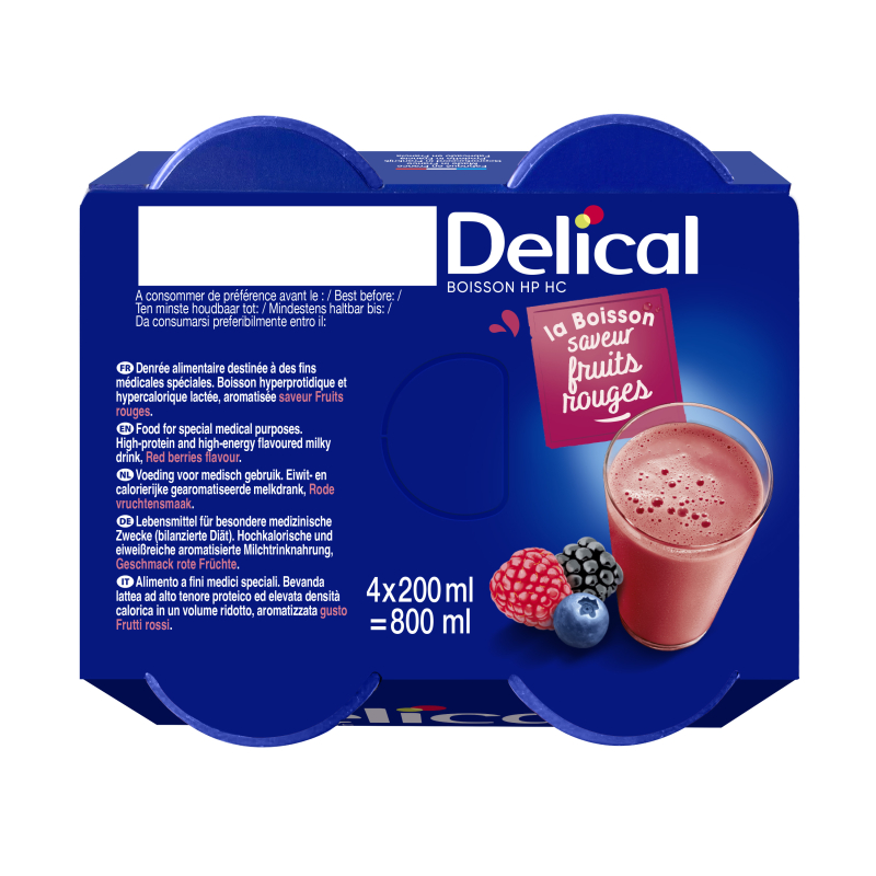 Boisson Lactée HPHC Saveur Fruits rouges