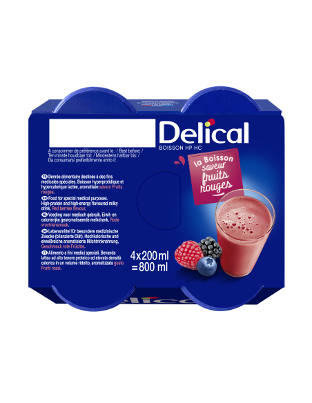 Boisson Lactée HPHC Saveur Fruits rouges