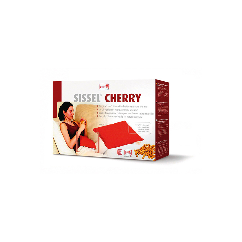 COUSSIN SISSEL NOYAU CERISE 24X26CM