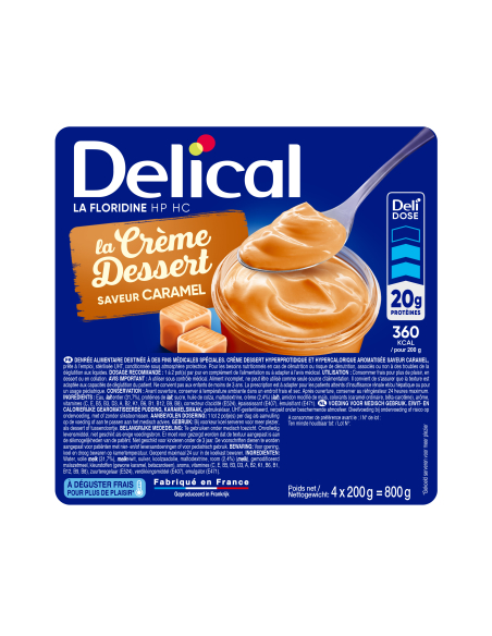 Crème Dessert HPHC La Floridine Saveur Caramel