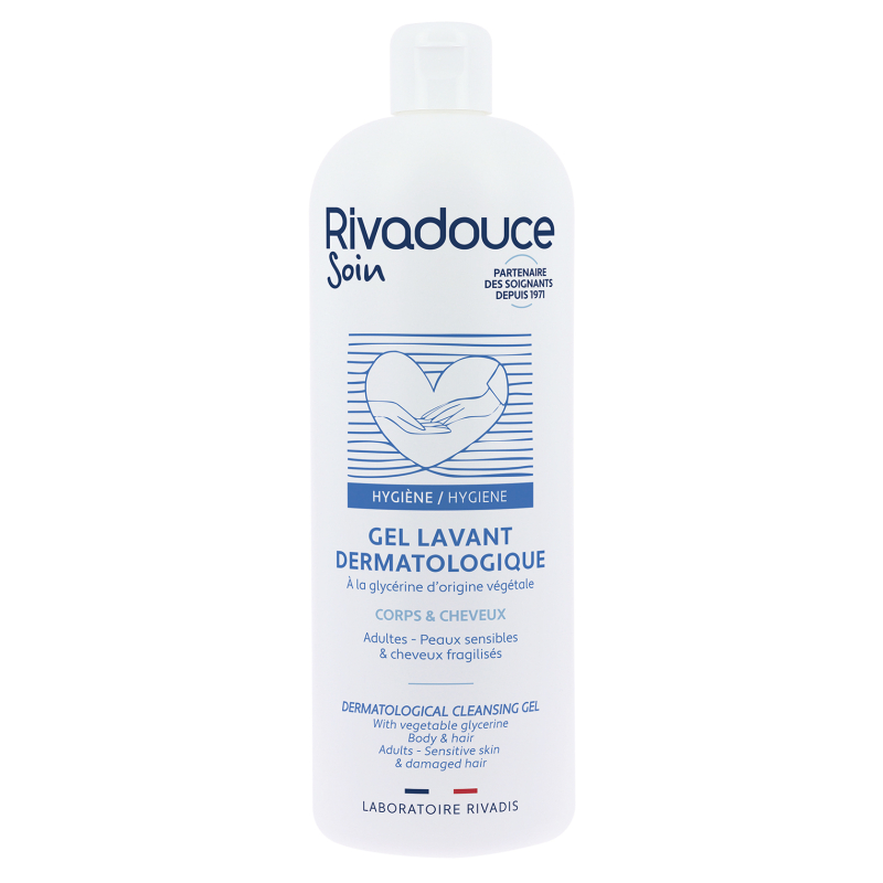 GEL DERMATO CORPS CHEVEUX RIVADOUCE 1L