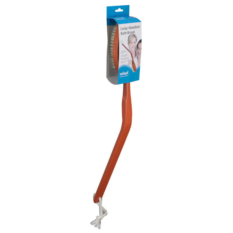 BROSSE BAIN LONG MANCHE BOIS