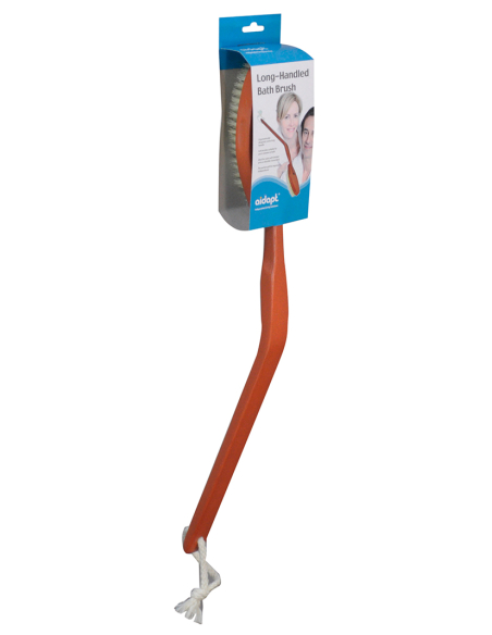 BROSSE BAIN LONG MANCHE BOIS