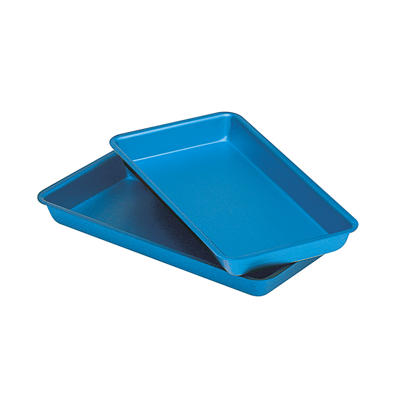 PLATEAU ALU ANODISE BLEU 200X100MM