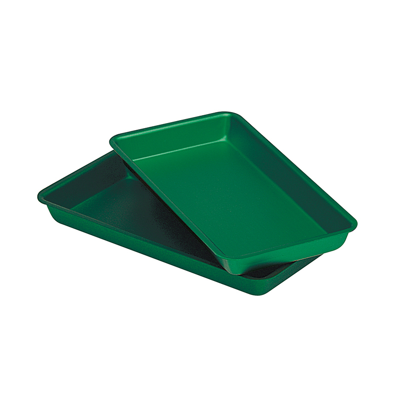 PLATEAU ALU ANODISE VERT 200X100MM