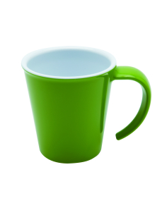 Mug empilable à anse verte
