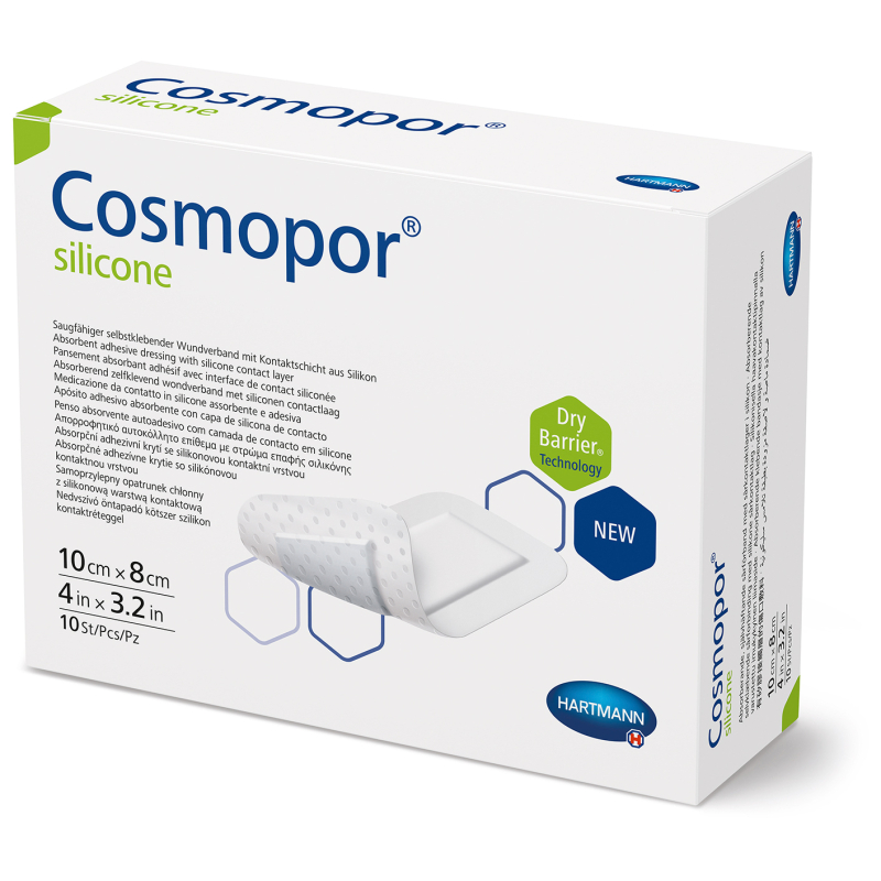 PANSEMENT COSMOPOR SILLICONE 10X8CMCM...
