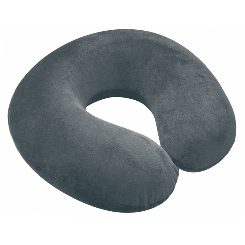 COUSSIN NUQUE MEMOIRE FORME GRIS