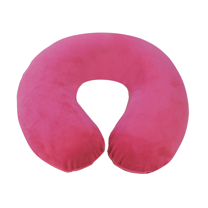 COUSSIN NUQUE MEMOIRE FORME ROSE