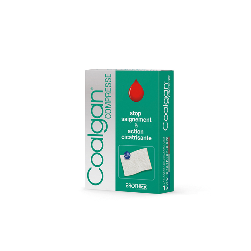 COMPRESSE HEMOSTATIQUE COALGAN X5