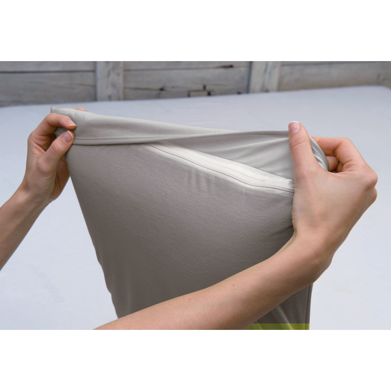 TAIE OREILLER B DERMO GRIS 40X60CM