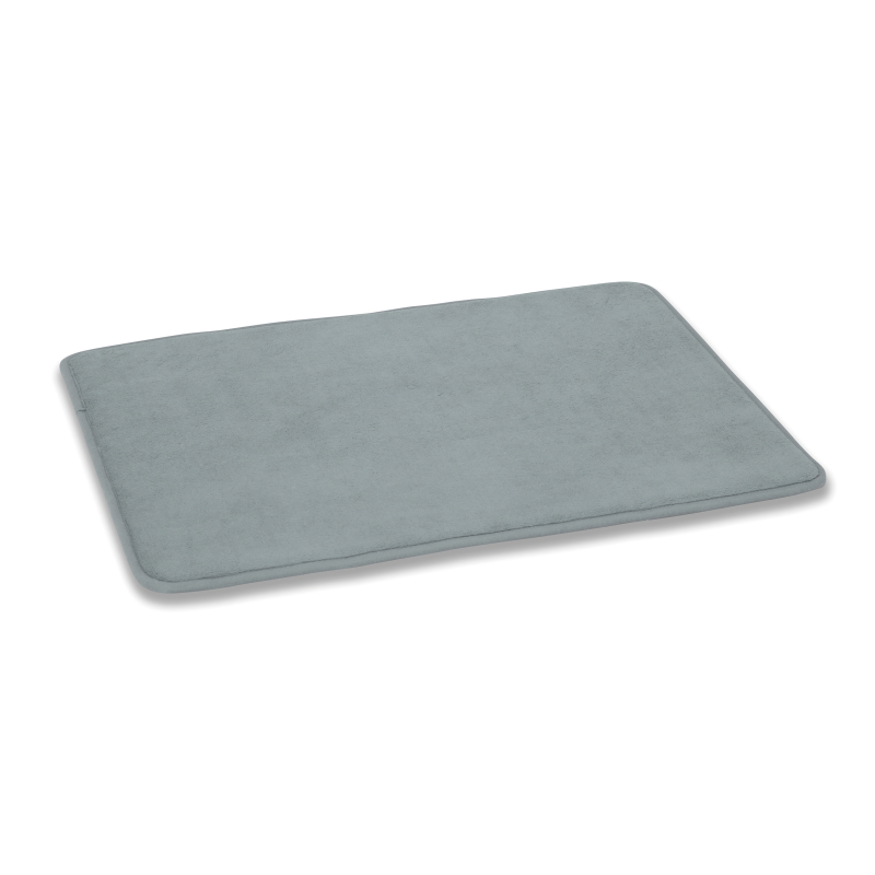 TAPIS MEMOIRE FORME JOLETI GRIS CLAIR...