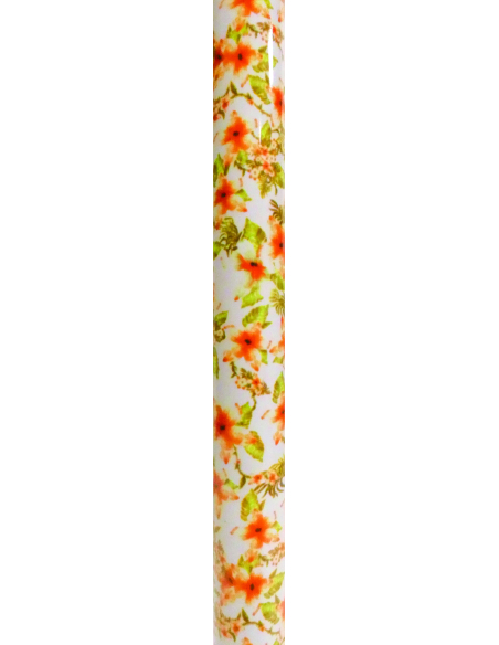 Canne design fixe réglable oranger