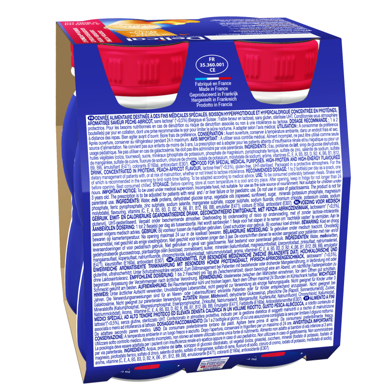 Boisson Concentré HPHC Saveur Pêche -...