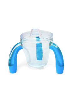 Tasse tripode bleue