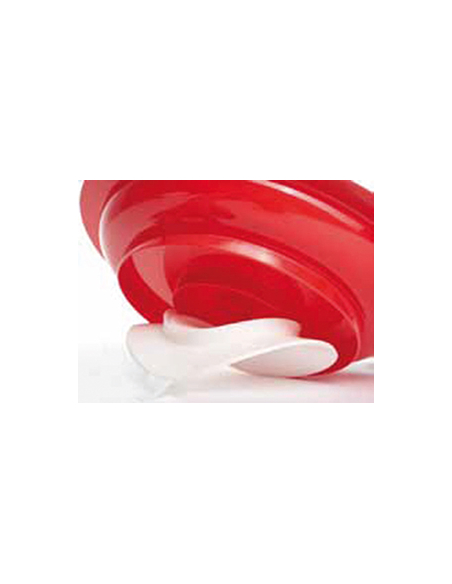 ASSIETTE REBORD ROUGE