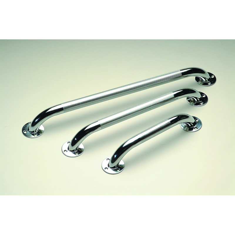 Barre d'appui acier chromé 30 cm