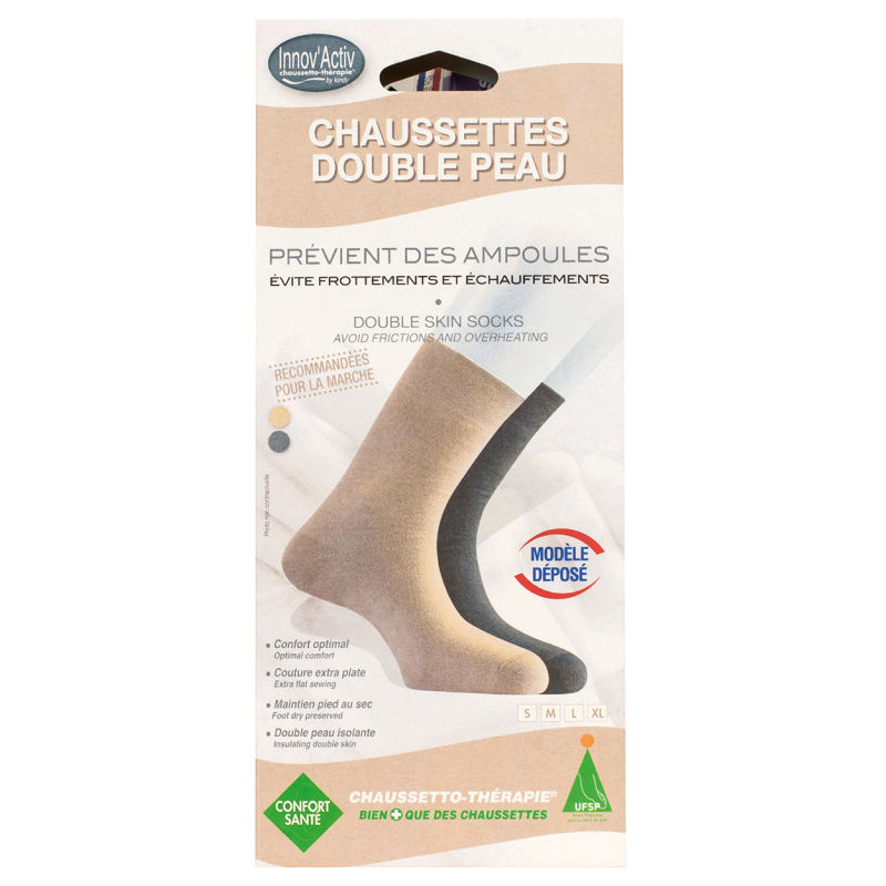 MI - CHAUSSETTE DBLE PEAU T38 - 40...
