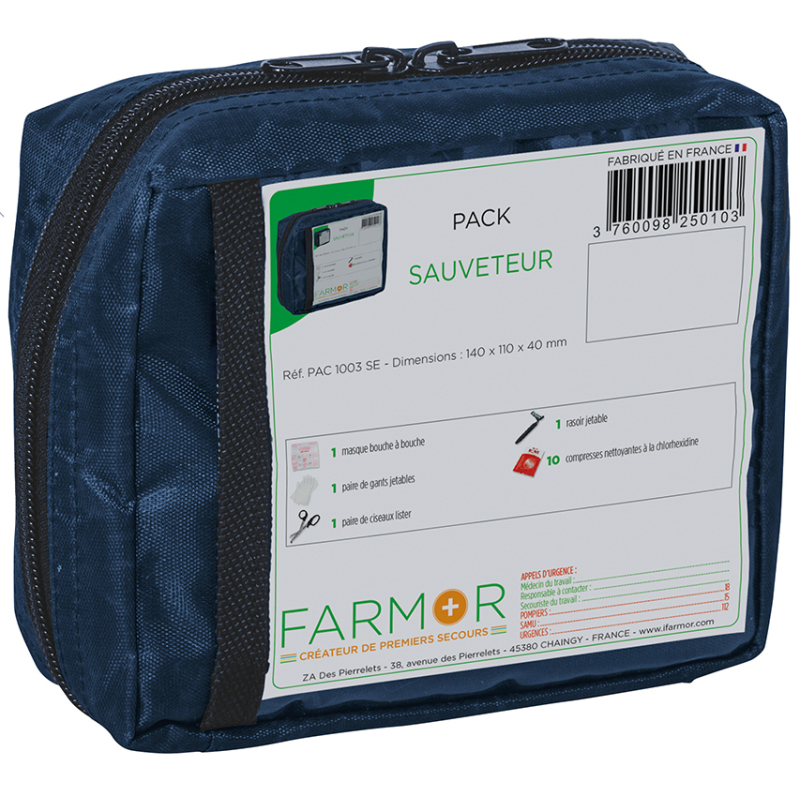 PACK SAUVETEUR DEFIBRILLATEUR
