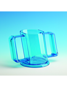 Tasse Handycup néon bleue