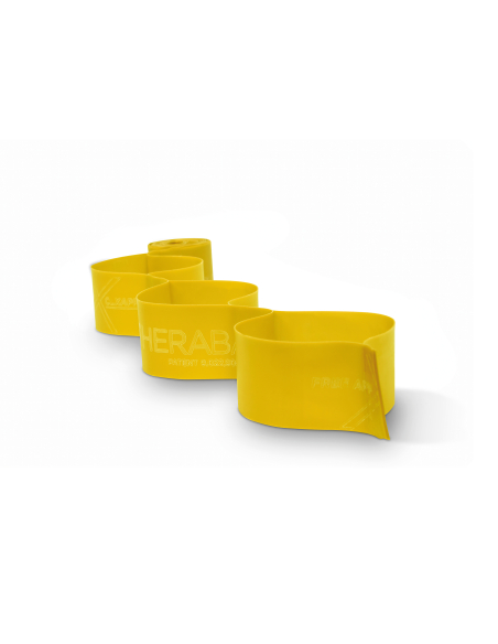 THERABAND JAUNE FAIBLE 1,3KG 2,5M