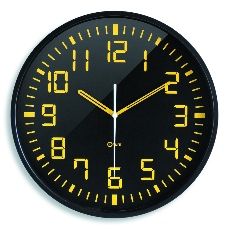 Horloge silencieuse contraste 30 cm