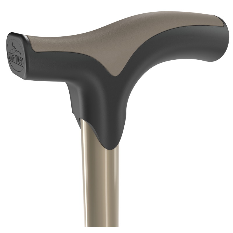 CANNE POIGNET T POP EPOXY BRONZE