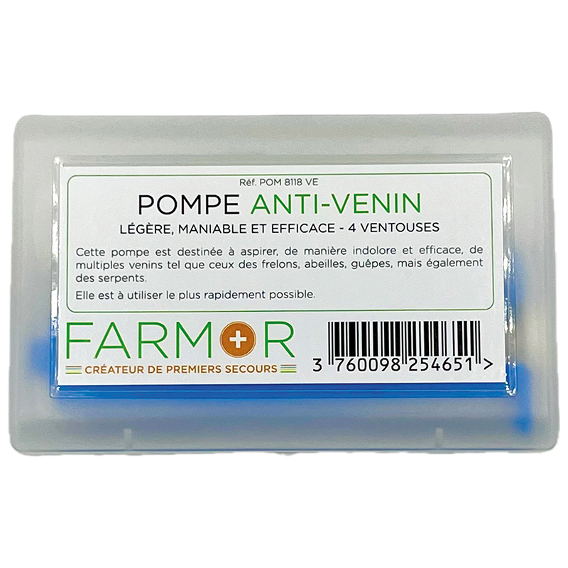 POMPE VENIN PIQURE ET MORSURE
