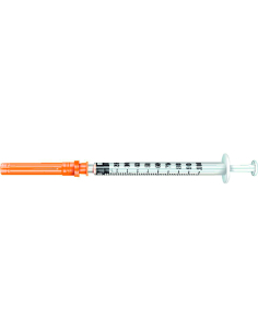 Seringue à insuline 1ml 25G...