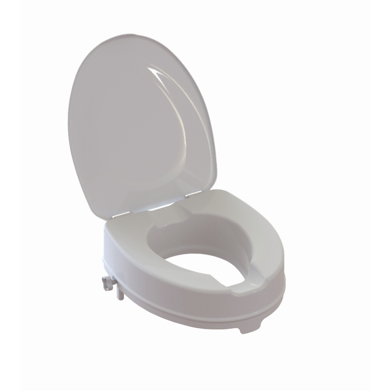 Rehausse WC 10 cm avec abattant