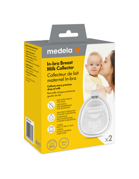 Collecteurs de lait maternel In - bra (Lot de 2)