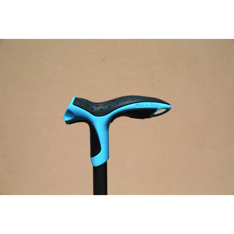Canne de marche Soft Step bleue