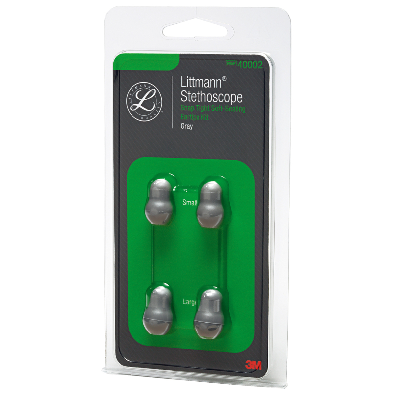 KIT PD STETHO LITT EMBOUT 2GM+2PM GRIS