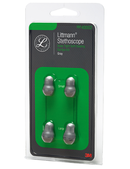 KIT PD STETHO LITT EMBOUT 2GM+2PM GRIS